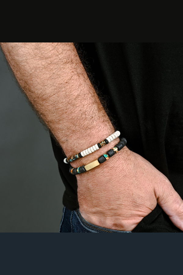 Starfish Project Vanguard Lava Bead Bracelet