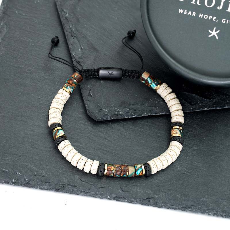 Starfish Project Vanguard Lava Bead Bracelet