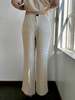 Vintage Cream Silk Beaded Embroidered Pants - Thumbnail 4