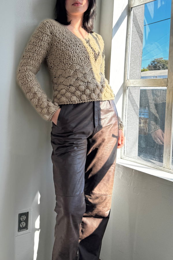 Giorgio Armani Porcini Handknit Sweater