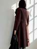 Vintage Incred Cocoa Shearling Midi Coat - Thumbnail 3