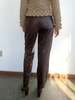 Vintage Soft Sienna Leather Pants - Thumbnail 2