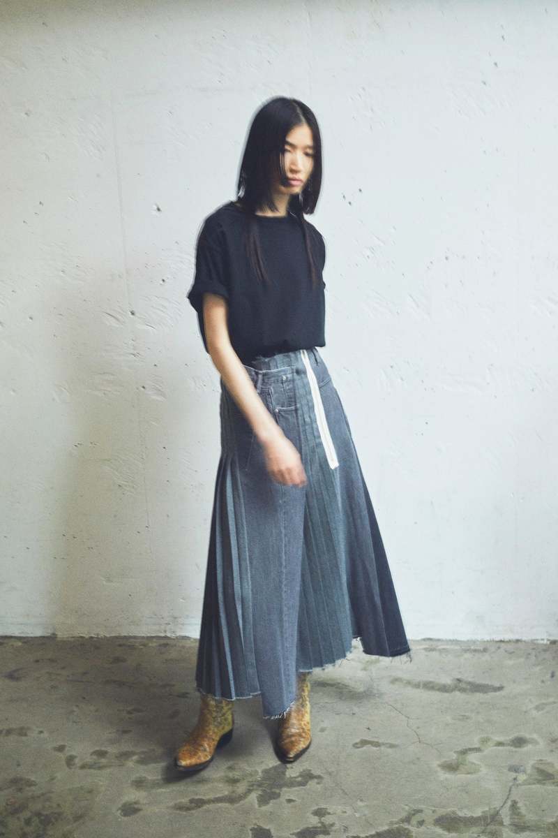 Kuro Remake Denim Mark VI Skirt