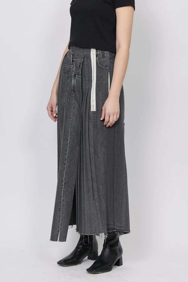 Kuro Remake Denim Mark VI Skirt