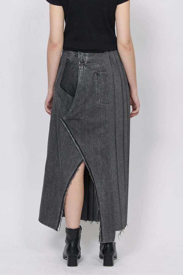 Kuro Remake Denim Mark VI Skirt