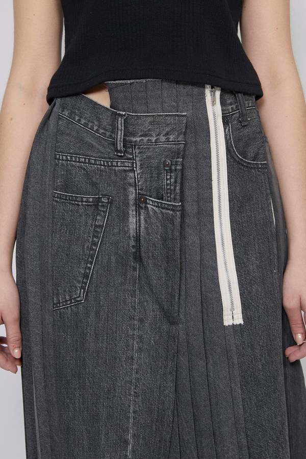 Kuro Remake Denim Mark VI Skirt