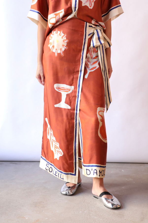 ALÉMAIS Soleil D' Amour Sarong Skirt