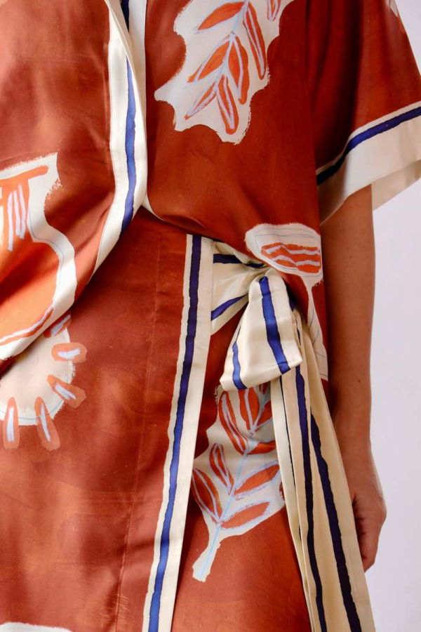 ALÉMAIS Soleil D' Amour Silk Shirt