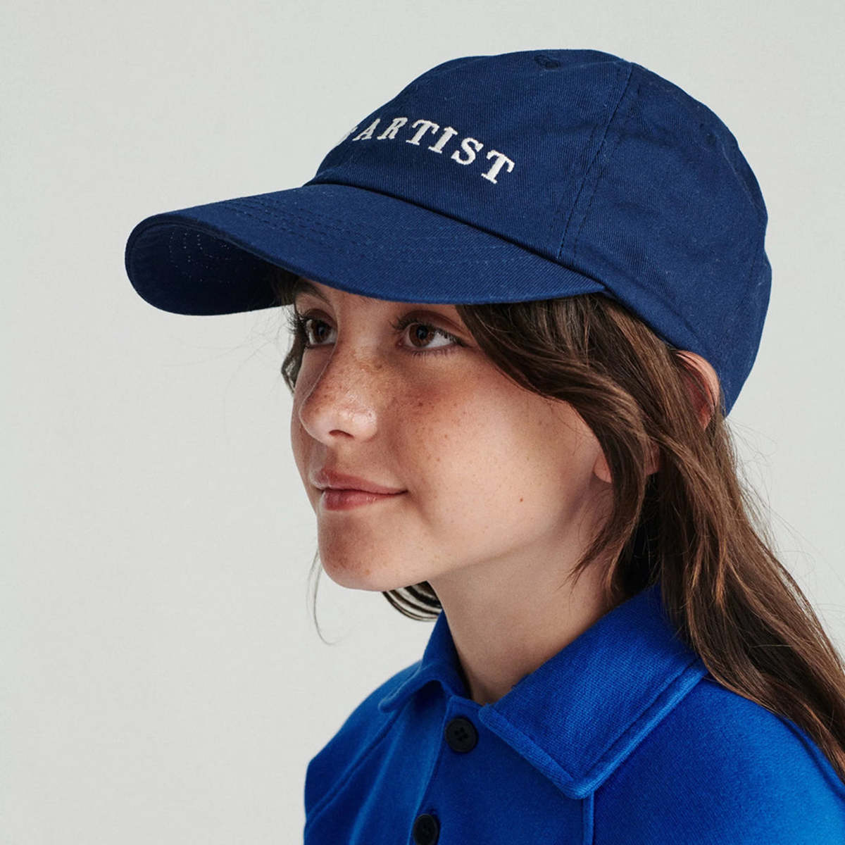 Kids True Artist Baseball Cap - Navy Blue - Image 6 of 6