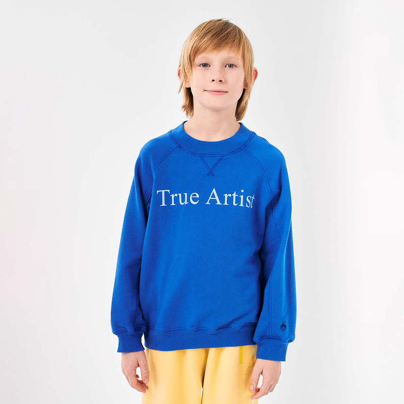Kids True Artist Sweatshirt - Sapphire Blue