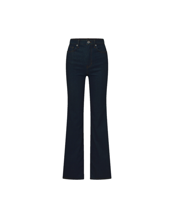 Veronica Beard Crosbie High Rise Wide Leg Jeans - Indigo Rinse