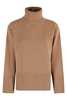 Woolrich Supergeelong Turtleneck Sweater - Dark Camel - Thumbnail 1