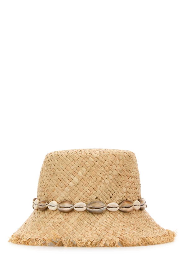 Alanui Raffia Bucket Hat - Natural