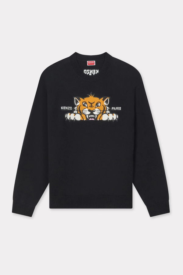 Kenzo Rws Happy Tiger Jumper - Sweater - J Black