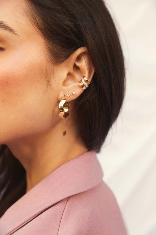 Eriness Thick Form Ear Cuff