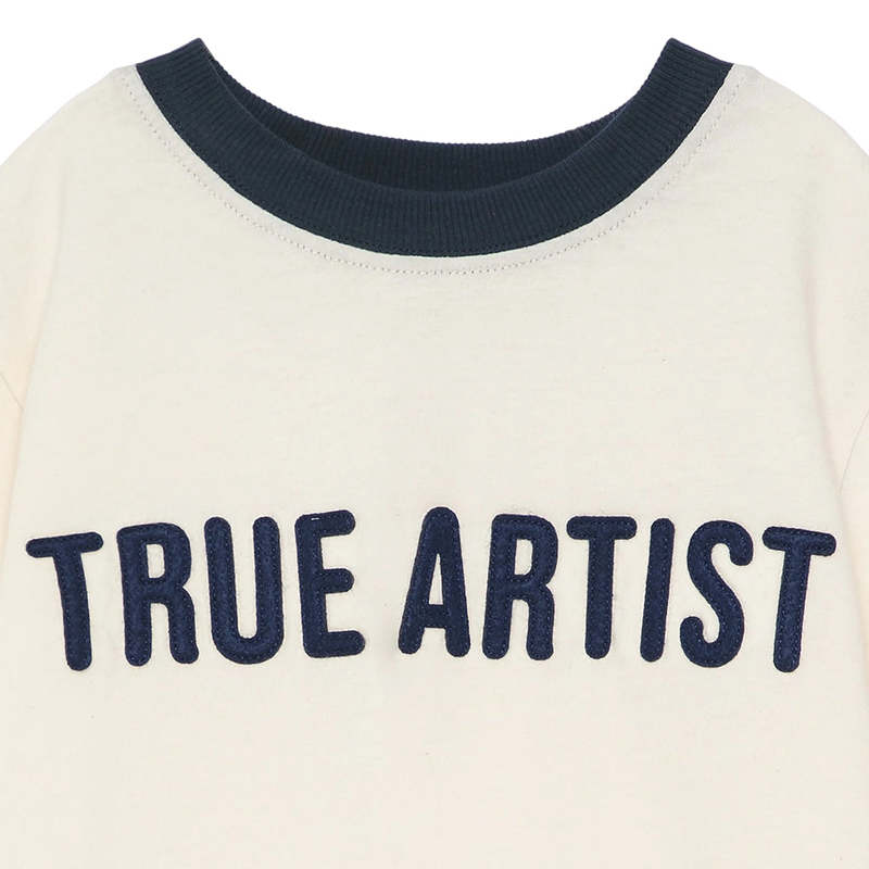 Kids True Artist Block T-Shirt - White