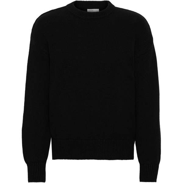 Colorful Standard OVERSIZED MERINO SWEATER - BLACK