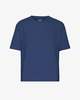 Colorful Standard Boxy Cropped T-Shirt - Bleu Marine - Thumbnail 1