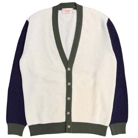 Doublet Recycle Wool Cable Cardigan - Ivory | Garmentory
