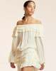 Cynthia Rowley Bella Ruffle Blouse - Off White - Thumbnail 1