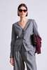 Apiece Apart Asma Blazer Top - Heather Grey - Thumbnail 1