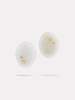 BY PARIAH Small Venus Earrings - White Jasper - Thumbnail 1