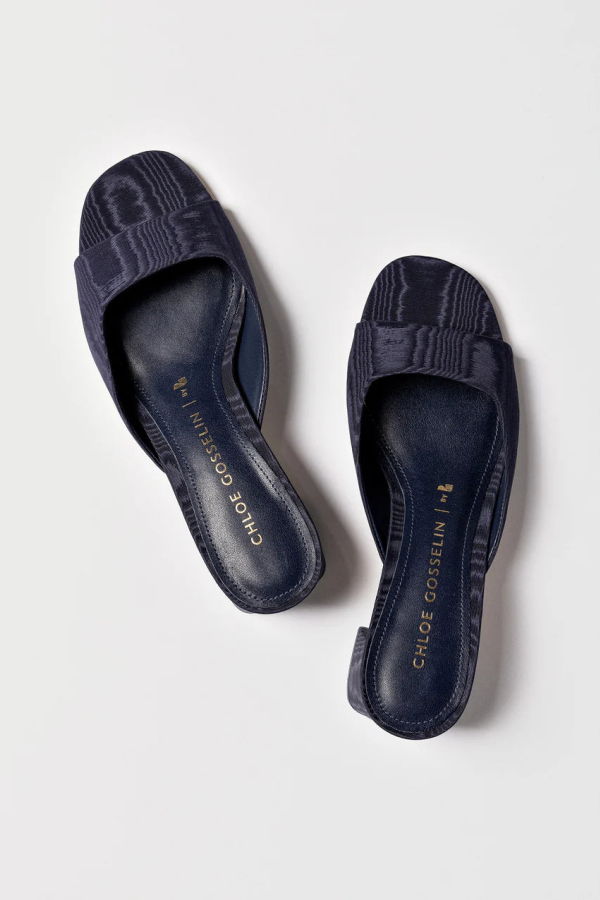 Larroude Chloe Gosselin Anah Mule - Navy