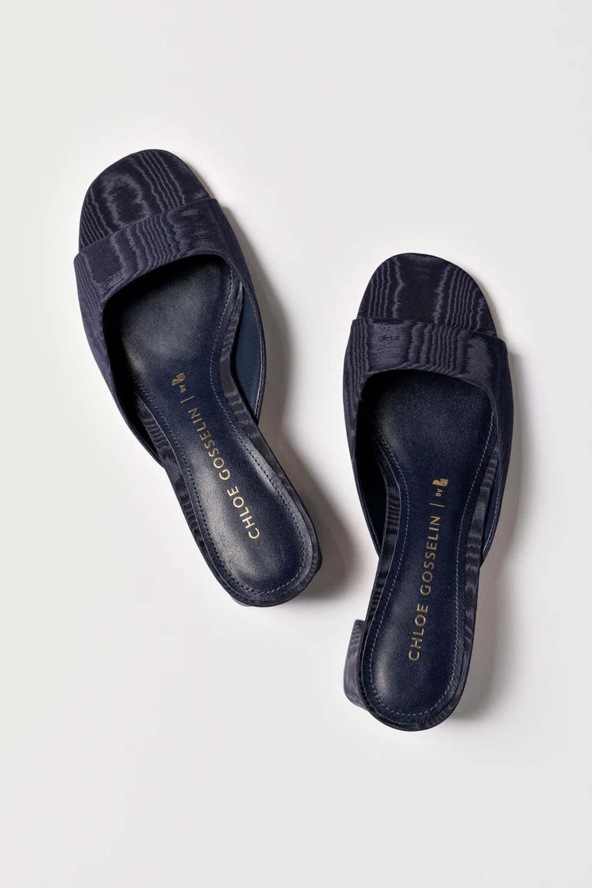 Larroude Chloe Gosselin Anah Mule - Navy - Image 2 of 2