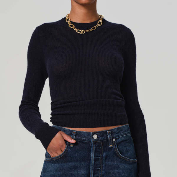 Citizens of Humanity Alessia Crewneck Sweater - Navy