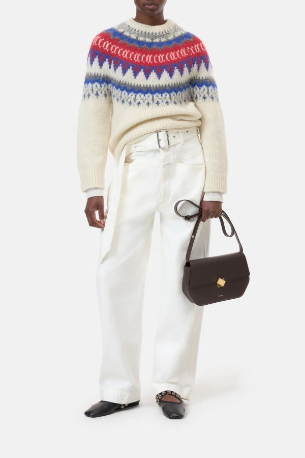 Closed Jacquard Pullover - Ivory