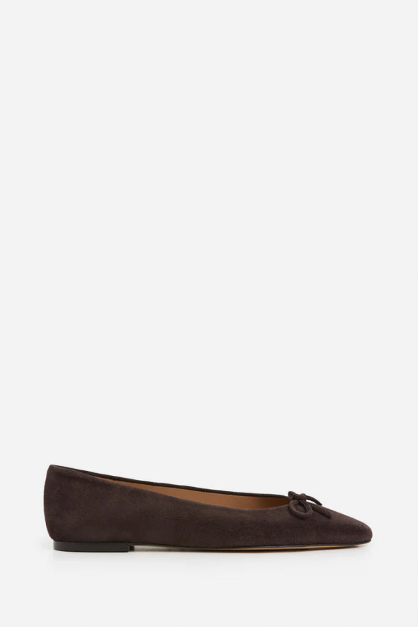 Flattered Bodil Shoe - Suede Chocolate