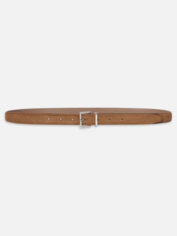 Frame Suede Square Buckle Belt - Date