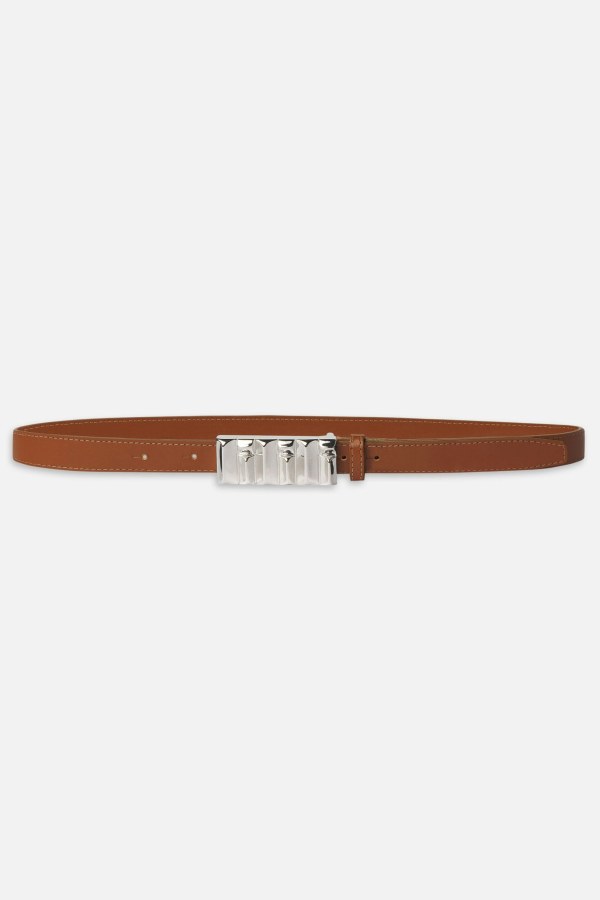 Frame The Sculptural Belt - Cognac