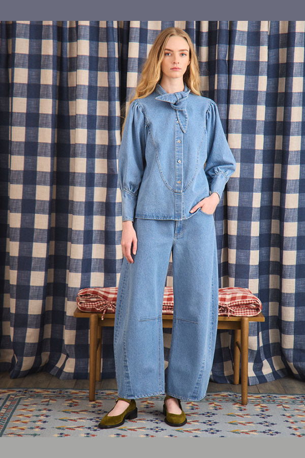 Hunter Bell NYC Odessa Shirt - Vintage Denim