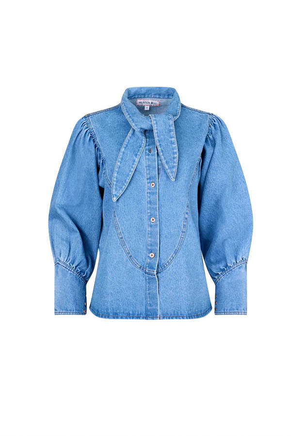 Hunter Bell NYC Odessa Shirt - Vintage Denim