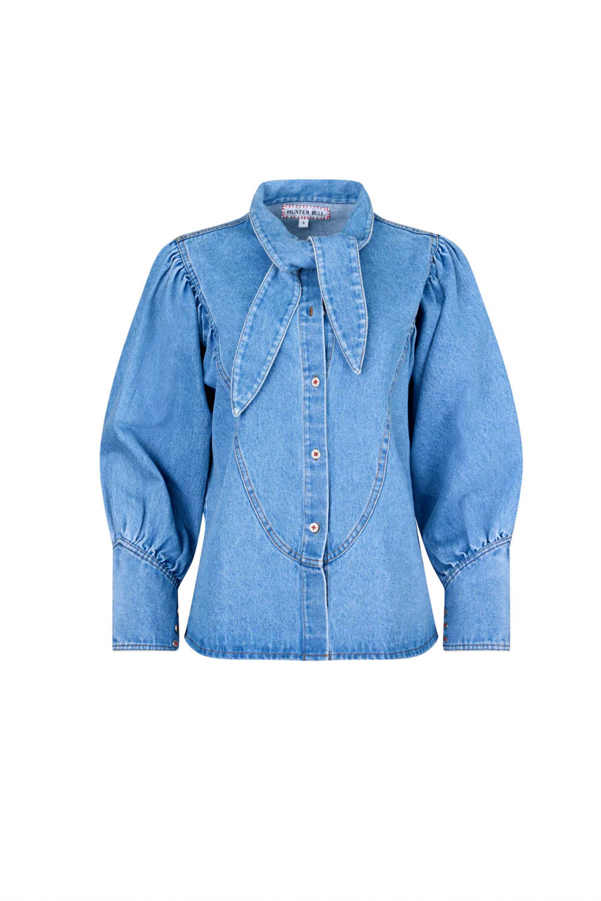 Hunter Bell NYC Odessa Shirt - Vintage Denim - Image 5 of 5