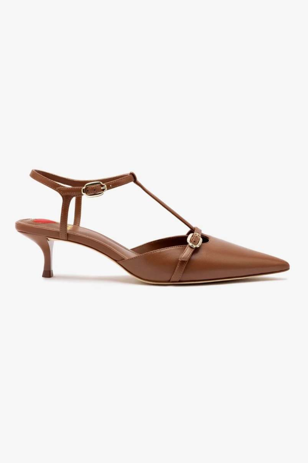 Larroude Grace Pump - Caramel