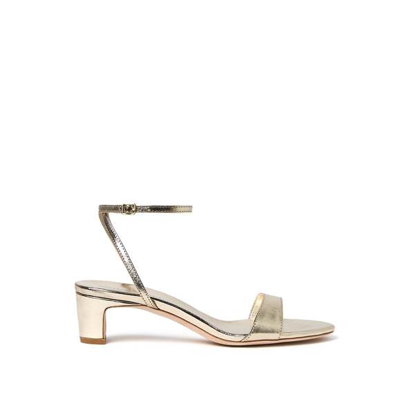 Loeffler Randall Alice Mid Heel Sandal - Champagne Loeffler Randall Alice Mid Heel Sandal - Champagne