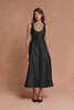 LOVAAN Cate Midi Dress - Black - Thumbnail 1