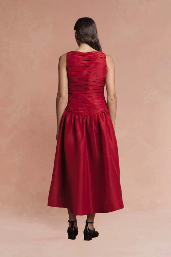 knee length dresses for ladies Val 10 / Sherbet