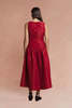 LOVAAN Val Dress - Ruby - Thumbnail 2