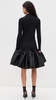 MARQUES ' ALMEIDA Long Sleeve Fitted Mini Dress - Black - Thumbnail 2