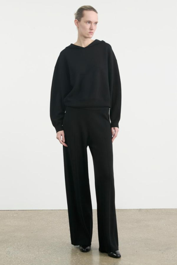 Nili Lotan Kesta Sweater Pants - Black