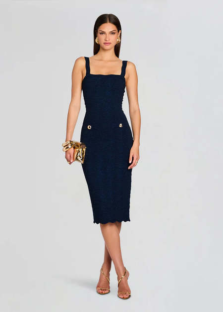 Retrofete Audrina Knit Dress - Metallic Port | Garmentory