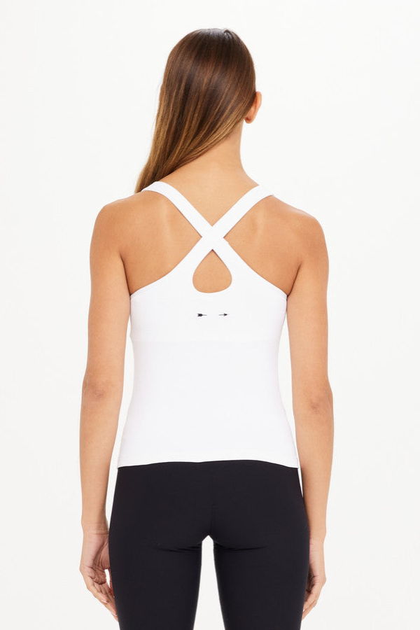 The Upside Balance Seamless Lenny Tank - White