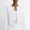 VINCE Collarless Jacket - Optic White - Thumbnail 1