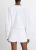 VINCE Collarless Jacket - Optic White - Thumbnail 2