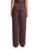 VINCE Mid Rise Wide Leg Pleated Trouser - Dark Fig - Thumbnail 2