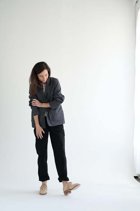 Casey Casey Cotton Popy Ligniere H Shirt - Navy | Garmentory