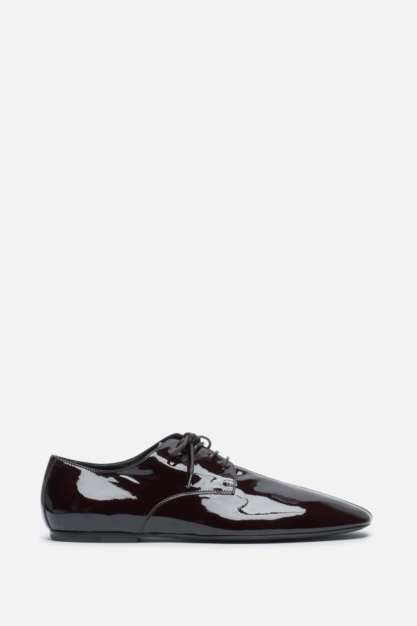 Dries Van Noten Slim Leather Laceup Lace-Up Shoe